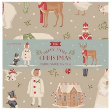 Tilda - Merry Little Christmas Fabric Stack 10" Squares 40 pcs