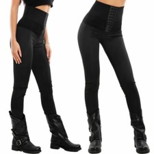 Leggings Femme Pantalons Corset Taille Haute Slim Skinny Ajustés TOOCOOL VI-026