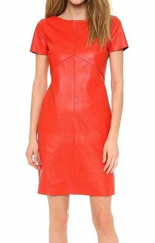 Robe décontractée cuir - robe, en
