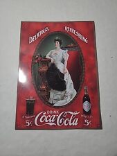COCA COLA - COCA-COLA METAL DRINK PLATE