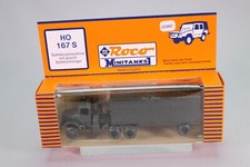 LE3897 ROCO MINITANKS 167S Ho 1/87 Military Truck Enclosed Trailer 167