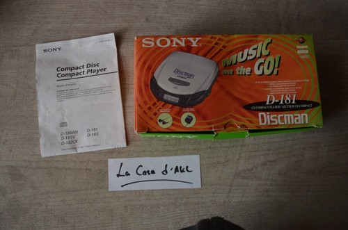 Boite notice sony discman - notice,