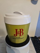 Retro Vintage Stewart J&B Rare Scotch Whisky Ice Bucket 1970s  item well used