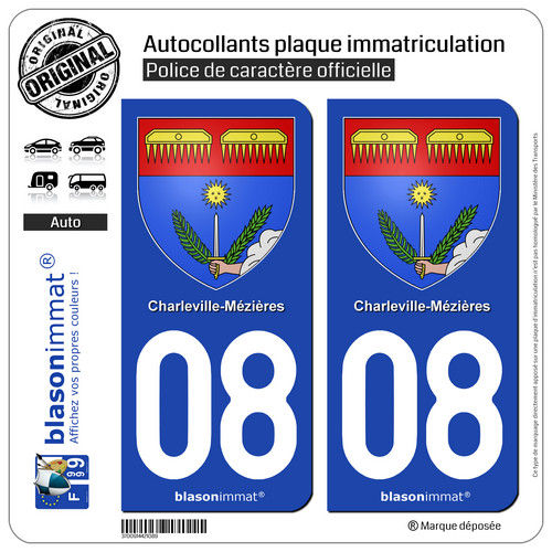 Blasonimmat plaque auto 08 - blasonimmat,