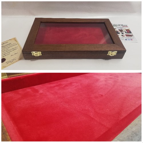 Coffret monnaies bois - monnaies,