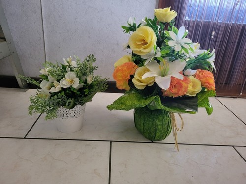 Pots avec fleur - 2,