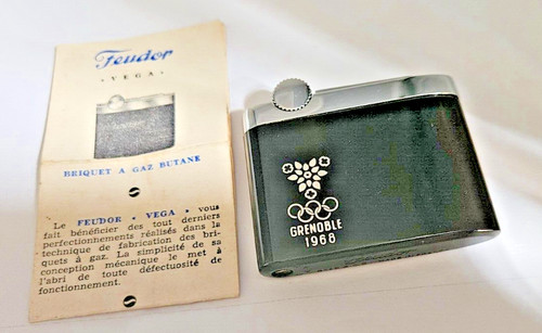 Vintage gas lighter feudor - vintage,