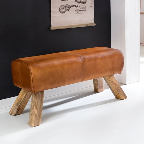 Finebuy banc cuir - banc, en