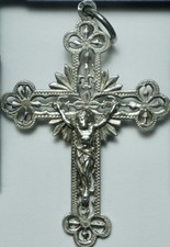 Pendant - Solid Silver Cross, Jesus, Christianity