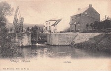 BELGIQUE  Abbaye AULNE  l'écluse
