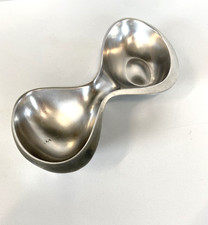 APPETIZER BABYBOOP DESIGN Ron Arad FOR ALESSI 2 COMPARTMENTS ORGANIC SHAPE 2000