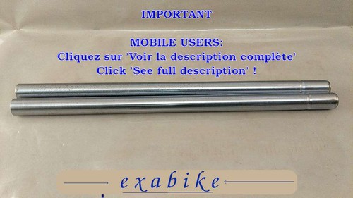 Tubes fourche pour honda - pour,