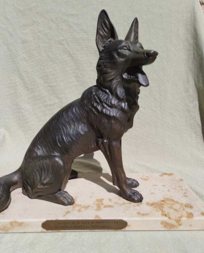 Chien régule sculpture - chien, en