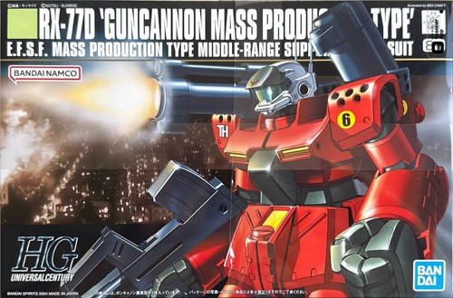 Gundam gunpla 144 rx 77d - hg, rx-77d