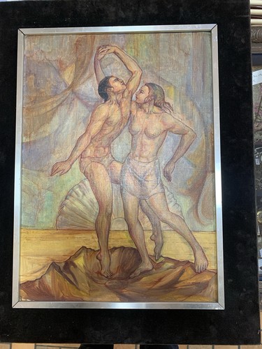 Tableau huile sur toile signé
