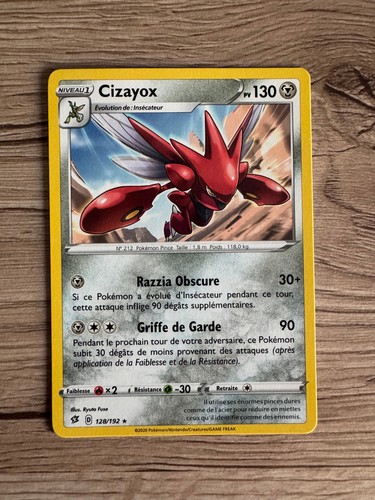 Carte pokémon cizayox nº - pokémon,