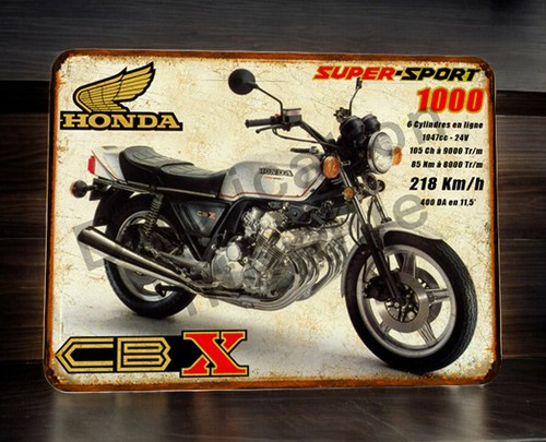 Plaque métal honda cbx - , 1000