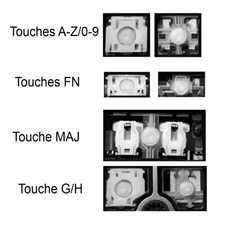 Touche de Clavier Français