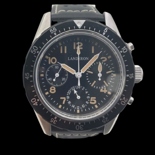 Landeron chronographe pilote - chronographe,