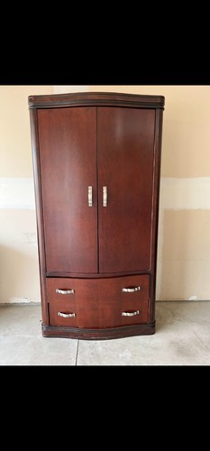 Cherrywood armoire wardrobe - armoire,