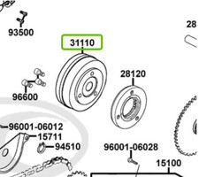 ROUE MAGNÉTIQUE KYMCO PULSAR