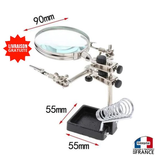 Loupe avec pince bras