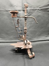 Bougeoir Ras De Cave En Fer Forgé