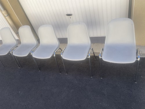 Lot env chaises blanches - lot, env.