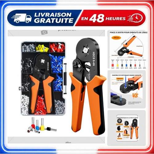 Pince sertir 10 mm - à,