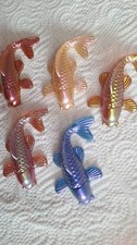 lot 5 carpe koi résine cabochons loisirs créatif création bijoux ou autres