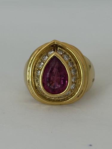 7912 large bague jaune - 7912-,