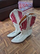 santiags homme Vachette Cuir véritable 