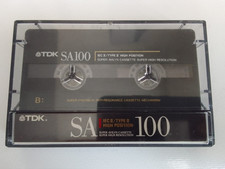 TDK SA 100 VINTAGE 1990 IEC II/TYPE II HIGH (CrO2) AUDIO BLANK CASSETTE TAPE
