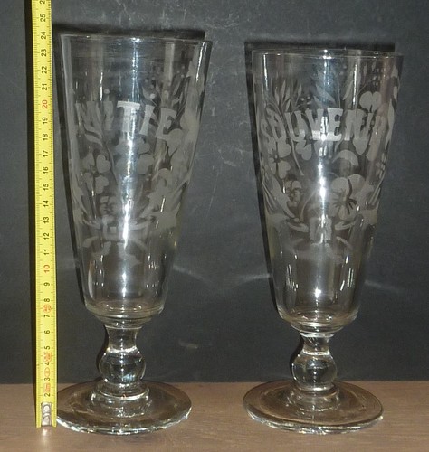 Rare grands verres anciens - 2,