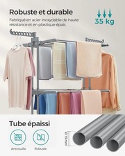 Étendoir à Linge Mobile avec
