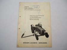 S&S TM 20070 20071 Mower Deck Parts List for Deutz D25.2 D30 D30S D40L c.1970