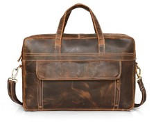 Cuir Grand Mallette - Marron