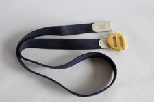 HERMES ceinture cuir blanc et