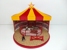 Diorama cirque - Chapiteau avec dresseurs de tigres Quiralu