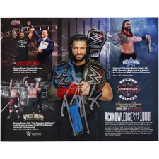 Roman Reigns WWE Autographed 11" x 14" 1,000 Days as Champion Photograph #3/1000