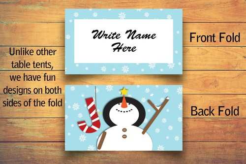 Joy snowman christmas - snowman, table