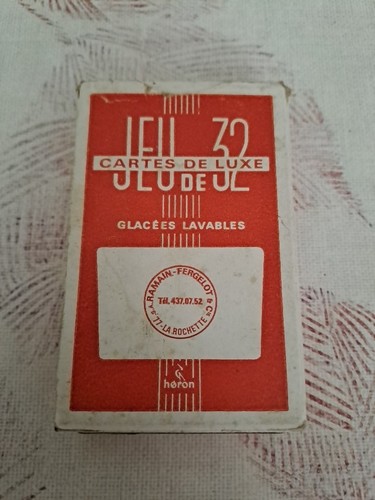 Jeu cartes luxe heron - de, de