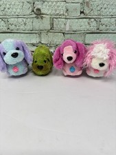 4-Zhu Zhu Pets Hamsters Puppies Blush,Palooza,Mischief,Sergeant Serge- Sounds