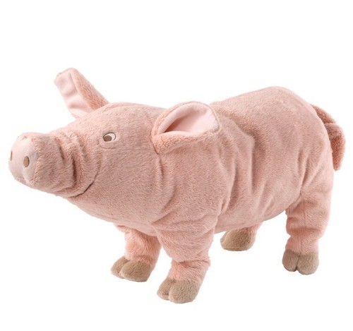 Ikea knorrig pink soft pig - knorrig,
