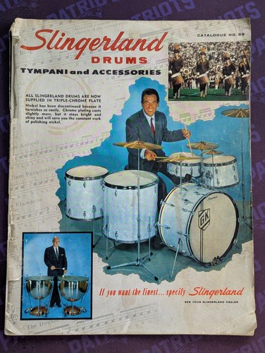 1960 slingerland drums catalog - slingerland,