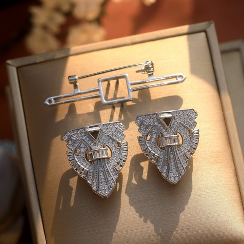 Broche double clips - double,