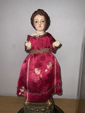 OLD JESUS WOODEN POLYCHROME