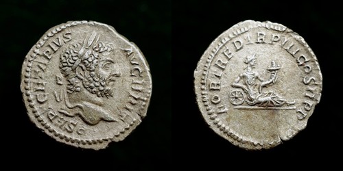 Geta augustus denarius 211 - geta,