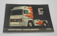 Renault Turboleader Trucks - Salon de Paris 1984 - Vintage Sticker Sticker