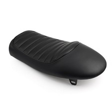 Selle moto universel pour Cafe-Racer, Scrambler, Tracker noir 52cm Siège